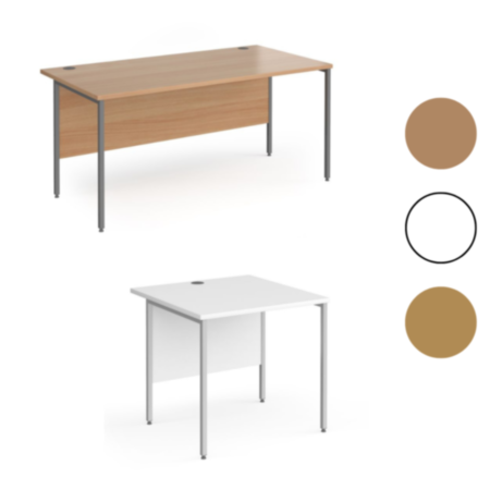 Contract 25 Straight H Frame Leg Desk
