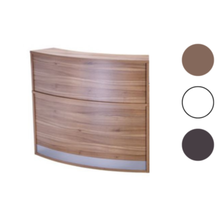 High Curved Radial Modular Reception Counter