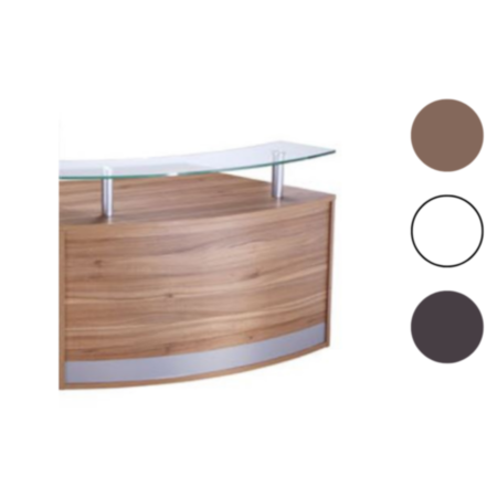 Low Curved Radial Modular Reception Counter