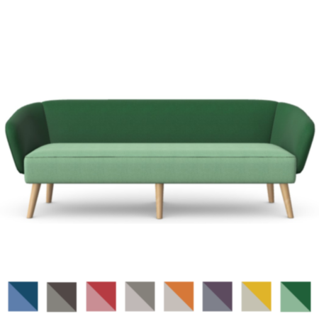 Aspect Office Reception Three-Seater Sofa