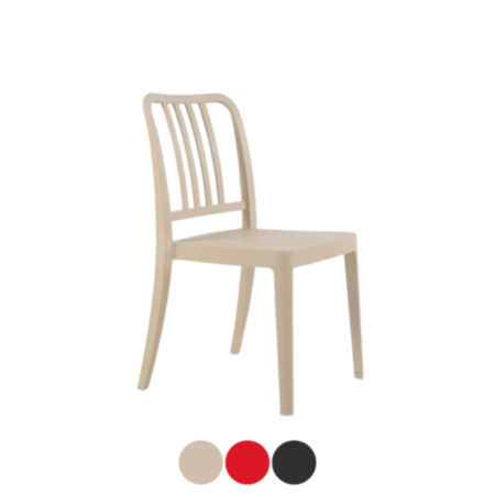 Rock Polypropylene Cafe Bistro Chair