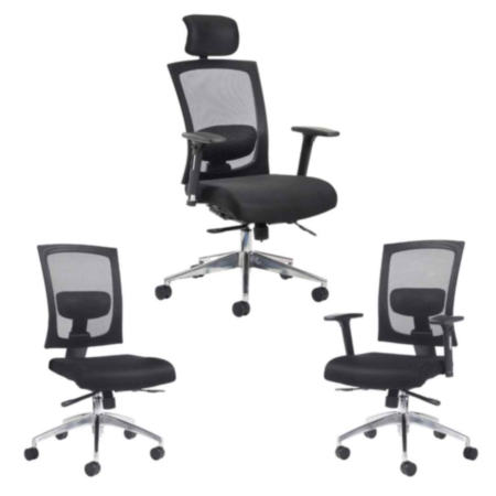 Gemini 300 Series Black Mesh Task Office Chair