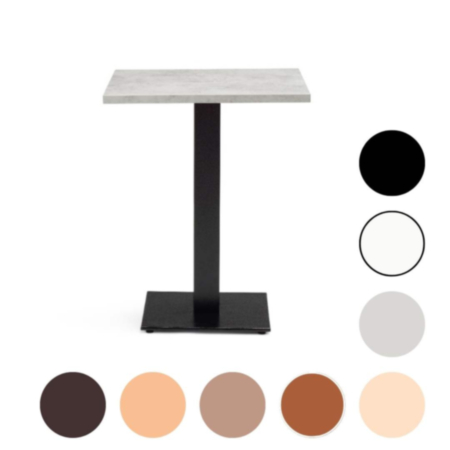 Forza Square Cafe Bistro Table with Square - 700mm x 700mm