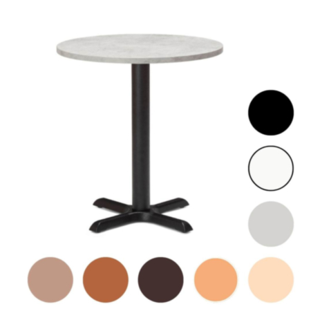 Phoenix Round Cafe Bistro Table -700mm Diameter