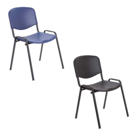 Club Multi-Purpose Plastic Canteen Stacking Chair