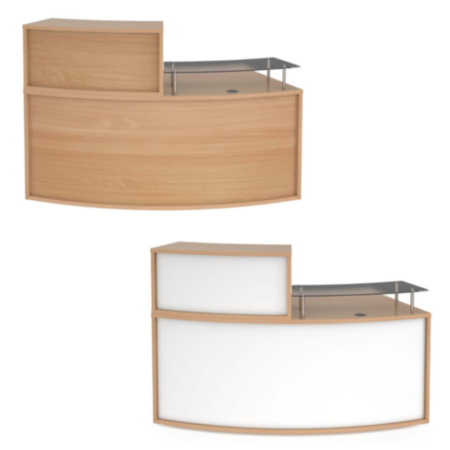 Denver Medium Curved Complete Reception Unit
