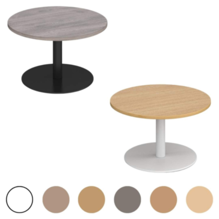 Monza Round Coffee Table with Circular Base