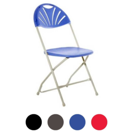 Mogo Classic Plus Fan Back Folding Chair