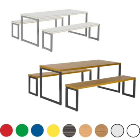 City 4-12 Seater Canteen Breakout Table and Bench Set