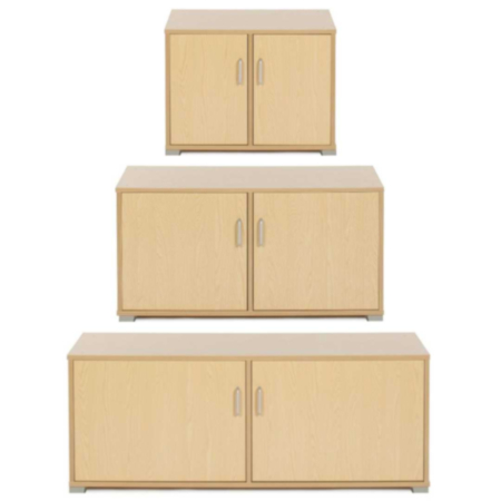 Bubblegum Low Level 2 - 4 Bay Classroom Cupboards