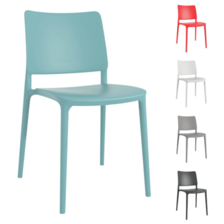 Enjoy Outdoor Plastic Bistro Chair - Pack of 4
