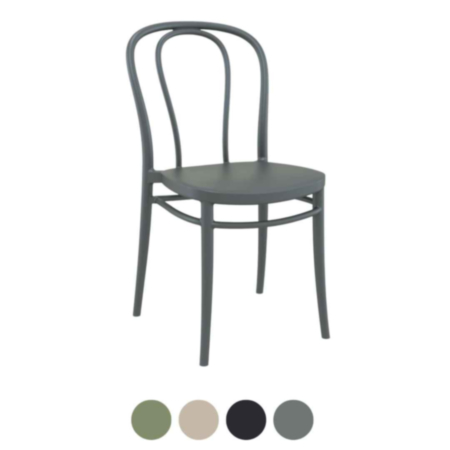 Victor Polypropylene Cafe Bistro Chair