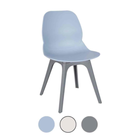 Shoreditch Recycled Plastic Chair Eco Shell R Frame 