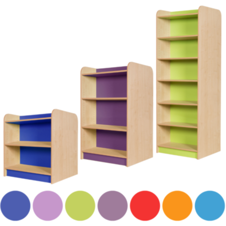 Kubbyclass Double-Sided Library Bookcase