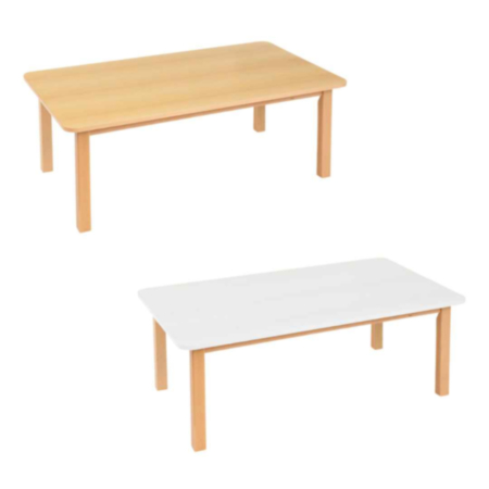 Burntwood Classroom Rectangular Wooden Table