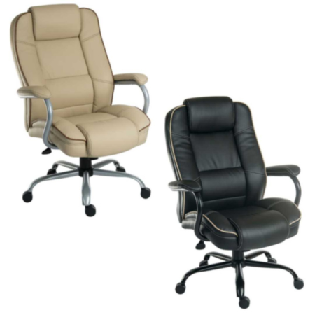 Goliath Duo Heavy Duty Bonded Leather Faced Executive Office Chair