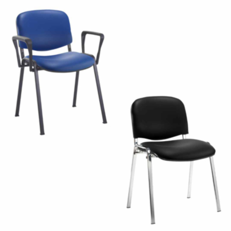 Taurus Padded Vinyl Stackable Waiting Room Chair 