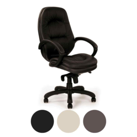 Brighton High Back Leather Faced Executive Office Chair
