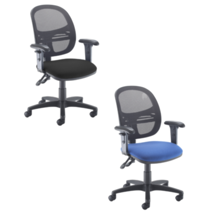 Jota Mesh Medium Back Ergonomic Office Operator Chair With Adjustable Arms