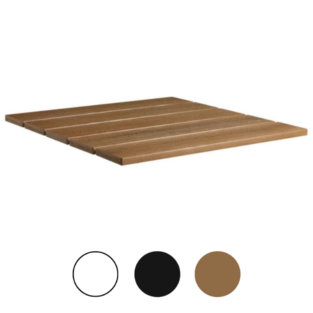 EKO Recycled Plastic Cafe Square Table Top