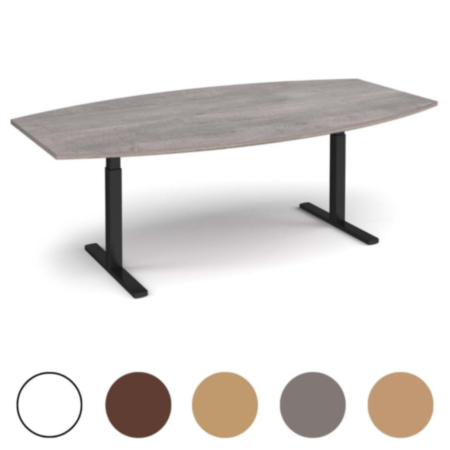 Elev8 Touch Boat Shape Sit Stand Office Boardroom Table