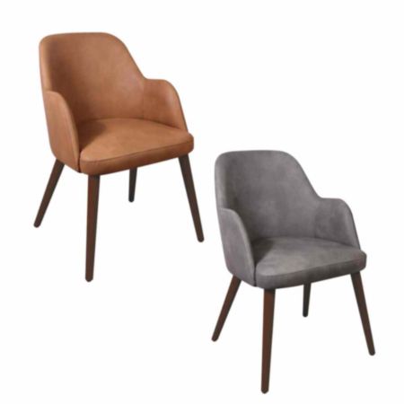 Aztec Vintage Faux Leather Cafe Bistro Chair