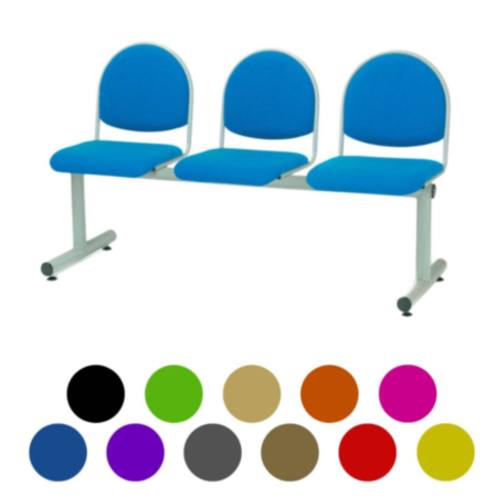 Upholstered Waiting Room Beam Seating