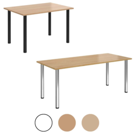 Rectangular Radial Leg Meeting Room Table