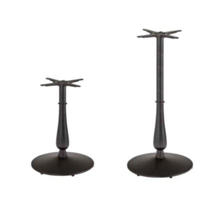 Southwold Black Cast Iron Indoor Medium Table Base - 2 Sizes