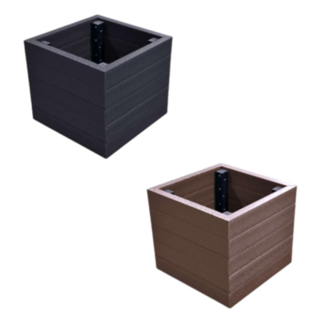 Recycled Plastic Commercial Planter - Litton Neutral