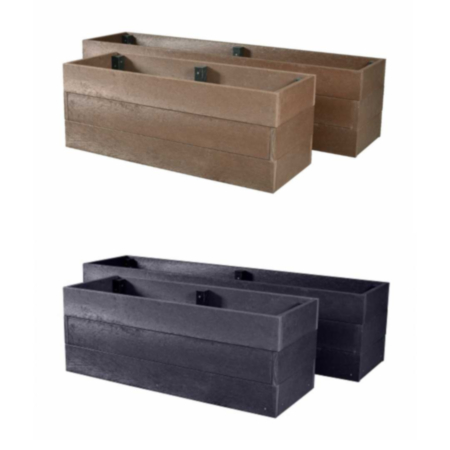 Longwood Recycled Plastic Garden Planter
