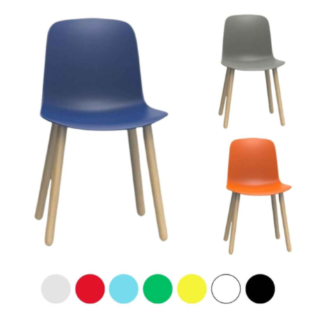 Origin Flux Wooden Leg Chair