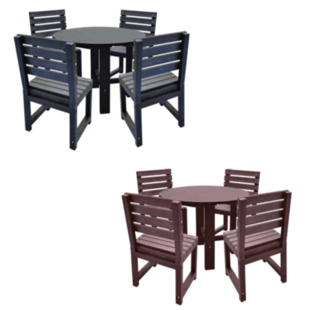 Cromford Lees Round Café Bistro Dining Set
