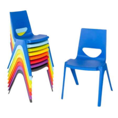 EN One Piece Polypropylene Classroom Chair 