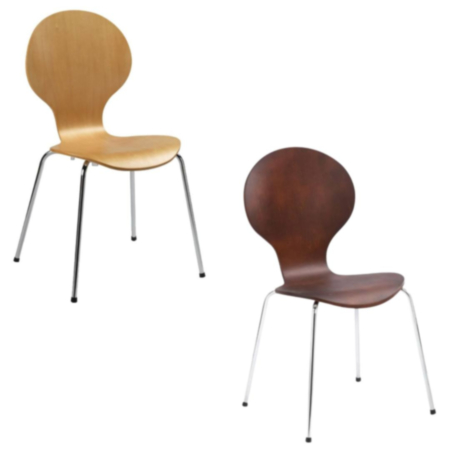 ILLE Plywood Cafe Bistro Chair 