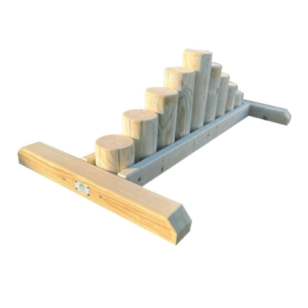 Wooden Outdoor Balance Beam Tower