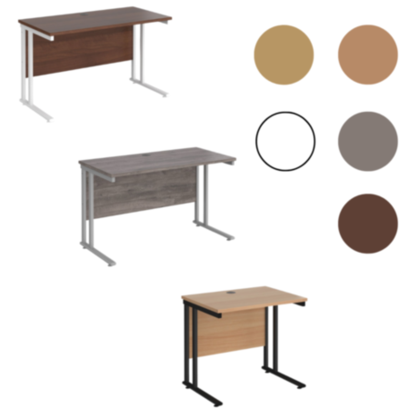 Maestro 25 Straight Cantilever Office Desk
