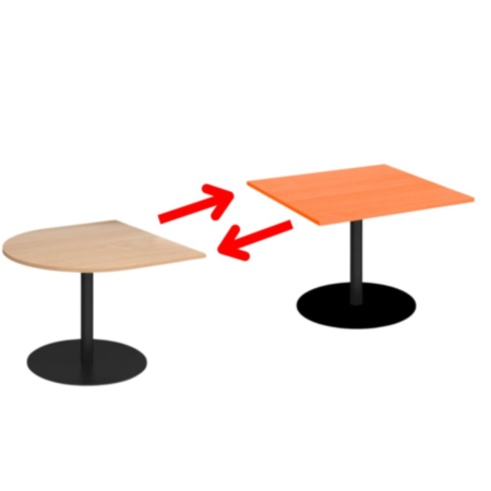 Eternal Square Office Extension Table