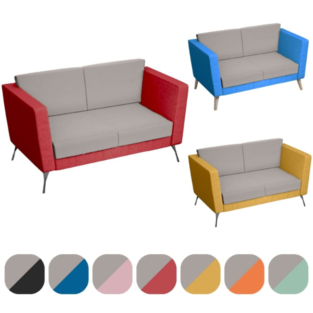 Lyric Office Reception Two Seat Sofa