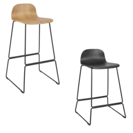 Copenhagen Wooden Bar Stool 