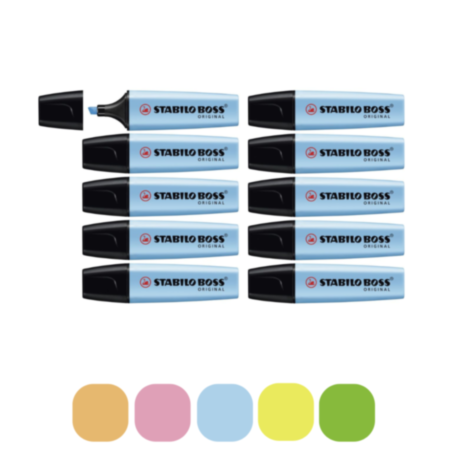 Stabilo Boss High Lighter Pack of 10