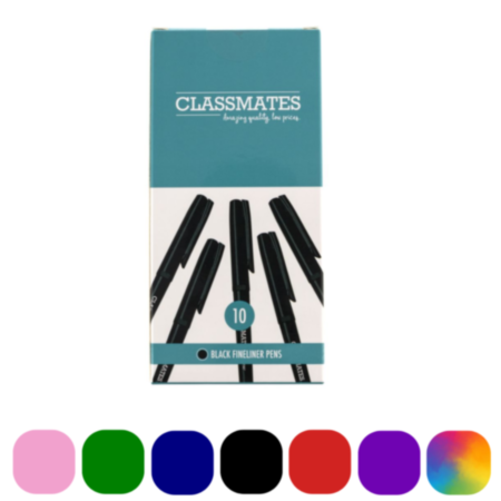 Classmates Fine Liner Pens- Pack of 10