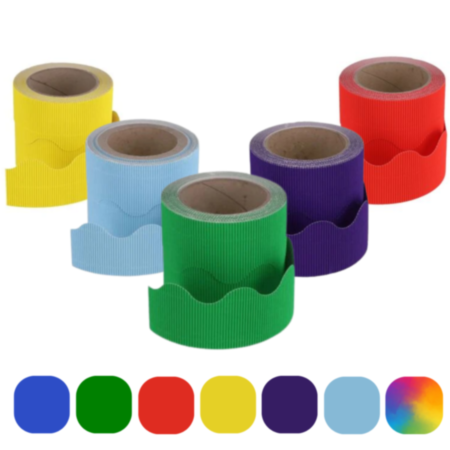 Classmates Corrugated Noticeboard 10m Boarder Roll