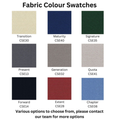 Sapphire Fabric Office Sofa with Arms