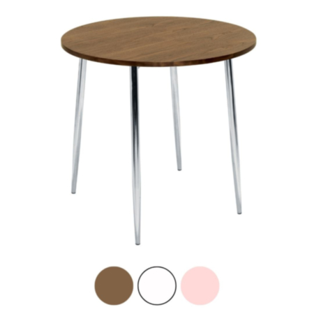 Ellipse Chrome Base Cafe Bistro Table
