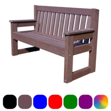 Recycled Plastic Outdoor Bench Dale