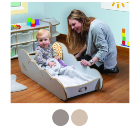 Early Years Dream Cloud Stackable Cot with Free Mattress