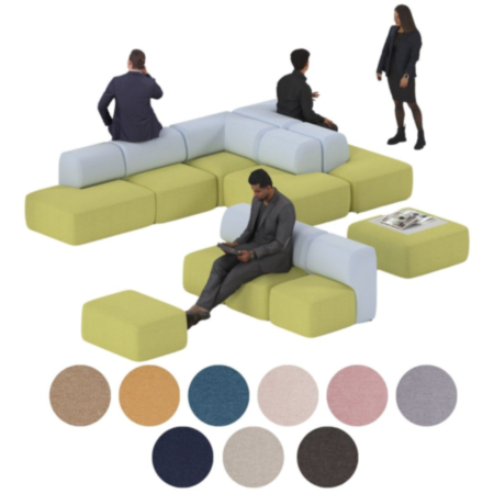 Snuggle Modular Soft Seat Sofa