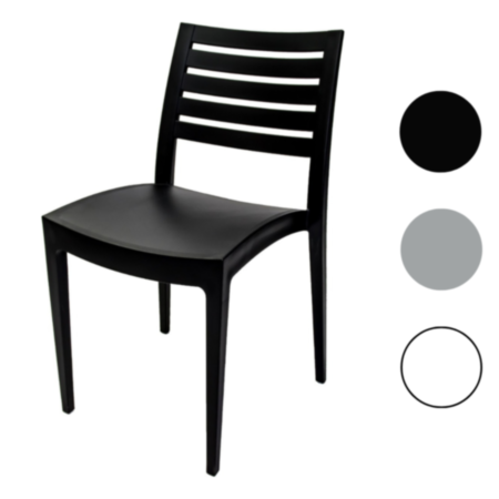 Fresco Polypropylene Cafe Bistro Side Chair