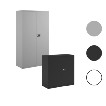 Steel Contract Office Cupboard with 1 or 3  Shelf 